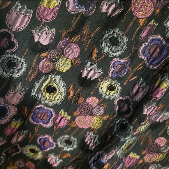 Yeohlee New York Vintage Gorgeous Silk Blend Floral Pencil Skirt, Size 8 - Picture 5 of 11